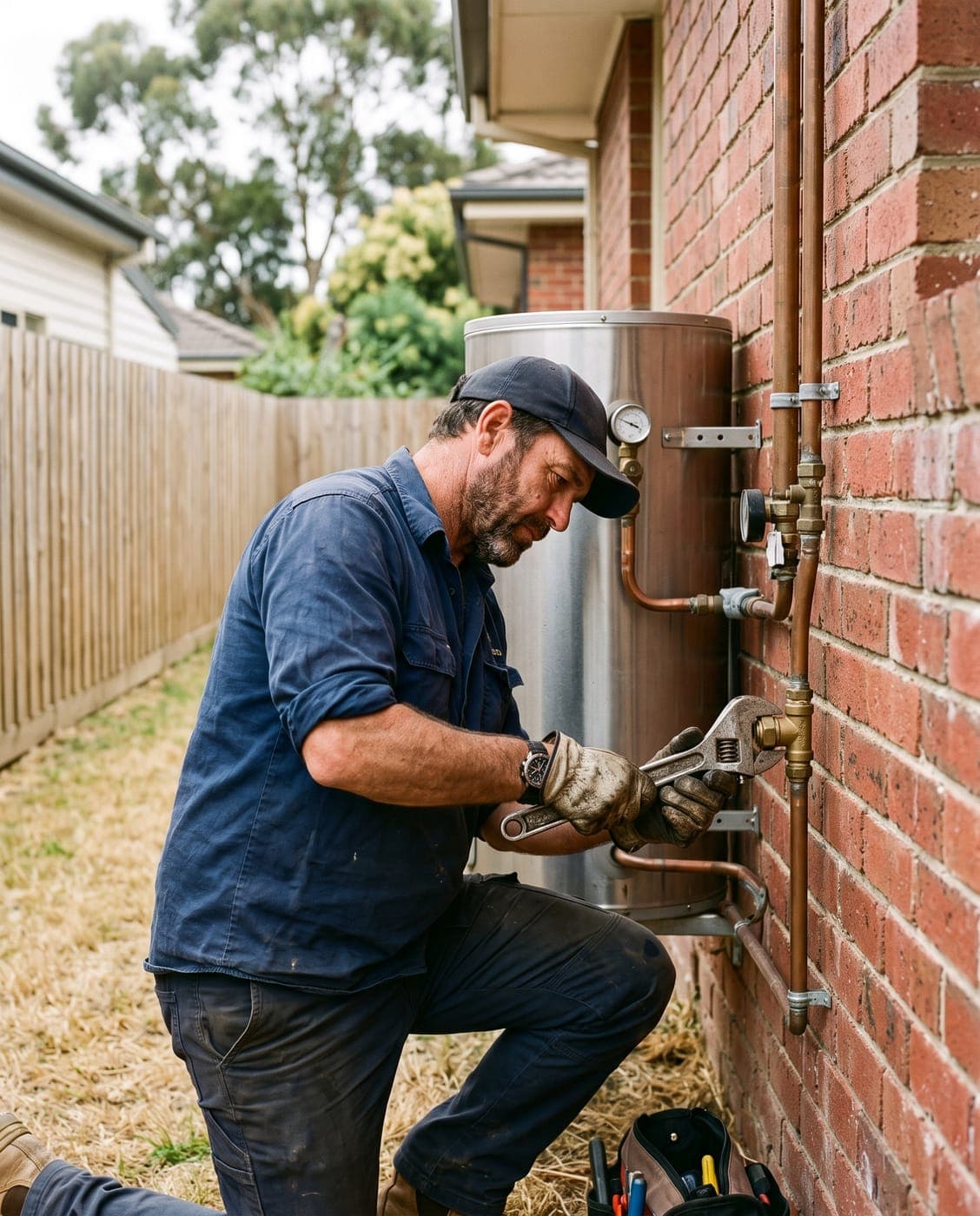 Plumbing work in Australia